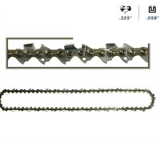 CHAÎNE DE RECHANGE MOTOSEGA BARRE 76 MAILLONS 50 CM LAME POINTE ACCESSOIRES 20"