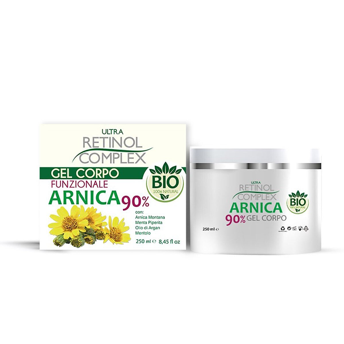 ULTRA RÉTINOL COMPLEX BIO GEL CORPS CONCENTRÉ FONCTIONNEL ARNICA 90% 250ML