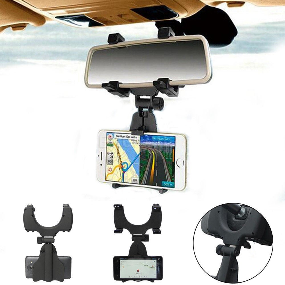 SUPPORT VOITURE RÉTROVISEUR POUR TÉLÉPHONES PORTABLES GPS SMARTPHONES