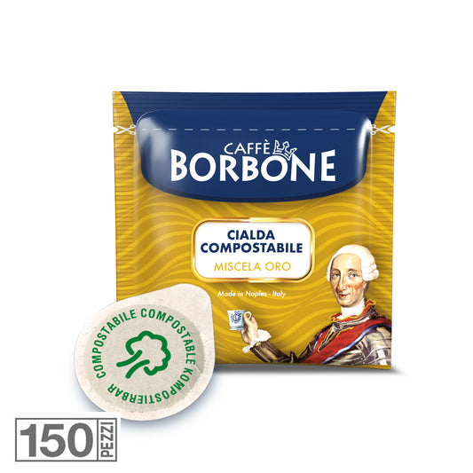 150 DOSES DE CAFÉ BORBONE MÉLANGE ORO ESE 44 MM PAPIER MONODOSE FILTRE GOÛT MAISON