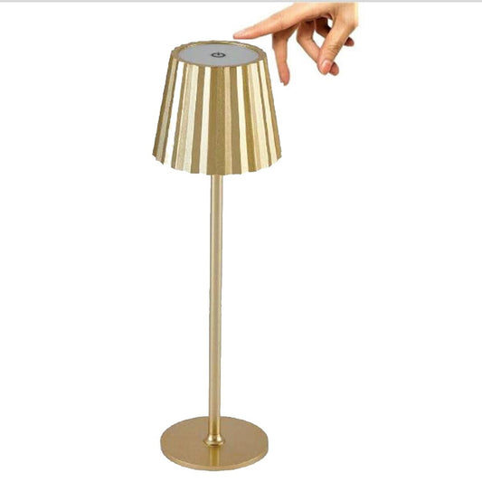 LAMPE DE TABLE TACTILE LED MODERNE RECHARGEABLE BAR HÔTEL RESTAURANT OR TD-306