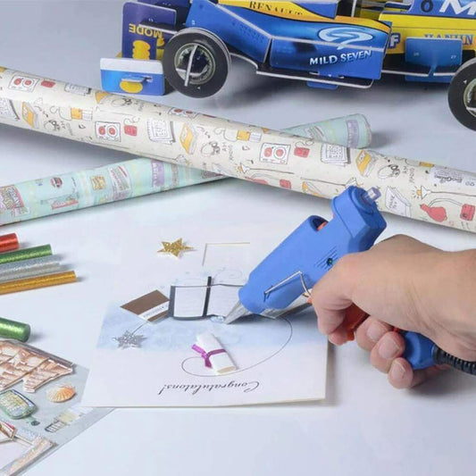 PISTOLET À COLLE CHAUDE 60W COLLEUSE THERMOFUSIBLE BRICOLAGE