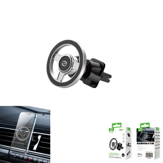 SUPPORT MAGNÉTIQUE UNIVERSEL POUR TÉLÉPHONE SMARTPHONE SUR GRILLE D'AÉRATION VOITURE