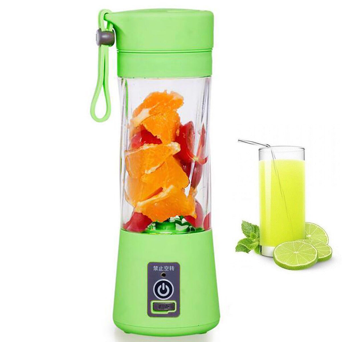 MINI FRULLATORE PORTATILE DA VIAGGIO SUCCO DI FRUTTA COPPA MIXER FRULLATI 380ML