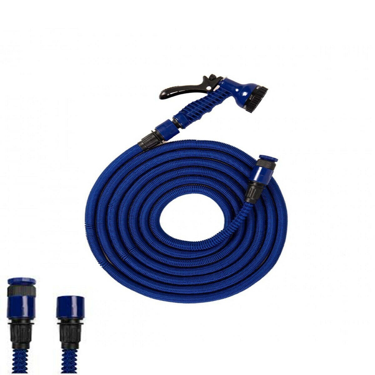 TUYAU D'ARROSAGE EXTENSIBLE 15 M PISTOLET D'ARROSAGE JARDIN POMPE JARDINAGE