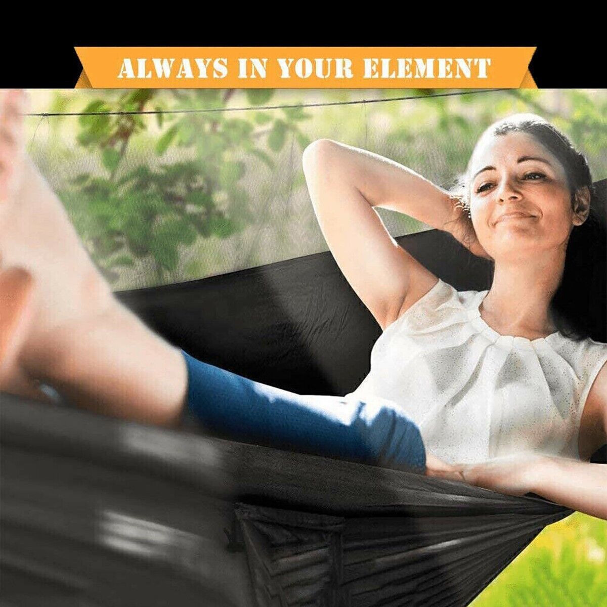 AMACA DA CAMPEGGIO CON ZANZARIERA AMACHE DA TREKKING ALL'APERTO SACCA DA VIAGGIO