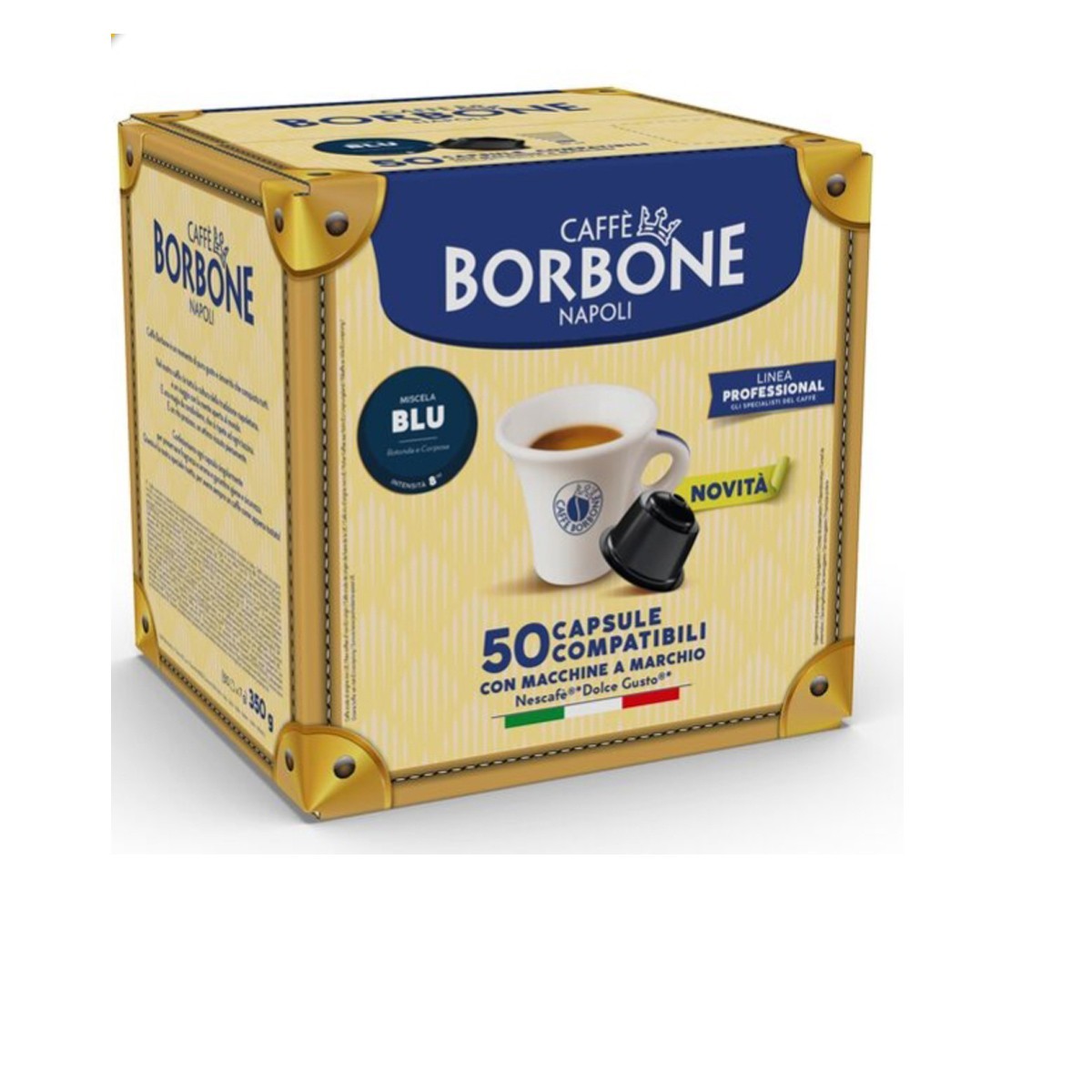 CAFFÈ BORBONE COMPATIBLES NESCAFÈ DOLCE GUSTO 50 CAPSULES DOSES MÉLANGE BLEU