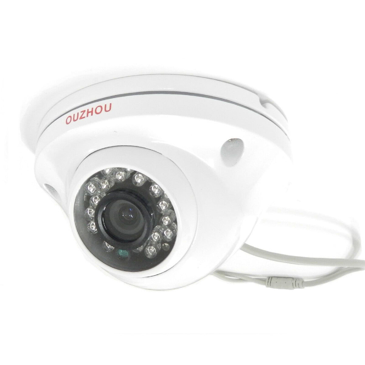 CAMÉRA DÔME DE VIDÉOSURVEILLANCE PLAFOND CCD 6,00 mm 800 TVL 20 LED IR