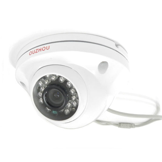 CAMÉRA DÔME DE VIDÉOSURVEILLANCE PLAFOND CCD 6,00 mm 800 TVL 20 LED IR