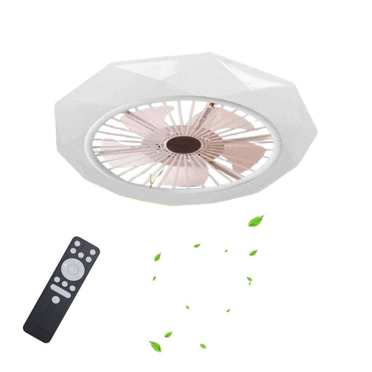 VENTILATORE SOFFITTO LUCE LED 3000K 6500kPLAFONIERA LAMPADARIO SMART 72W SJ-162