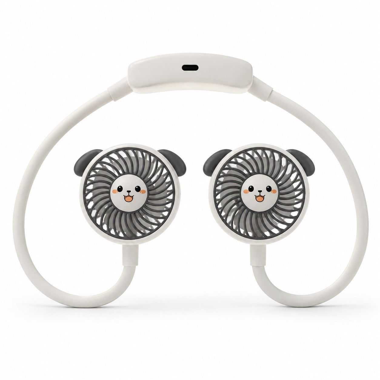 VENTILATORE COLLO PALE PORTATILE RICARICABILE SPORT 3 VELOCITÀ AS-07113