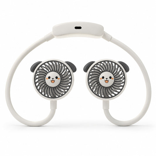 VENTILATEUR DE COU PORTABLE RECHARGEABLE SPORT 3 VITESSES AS-07113