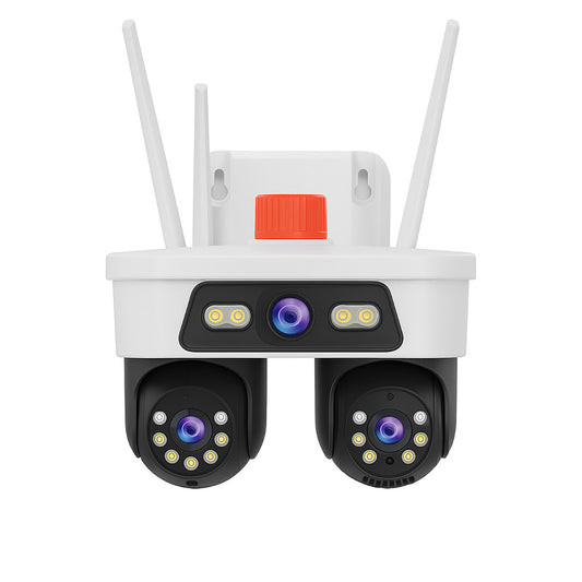 CAMÉRA WIFI JORTAN 8 DOUBLE OBJECTIF HD EXTÉRIEURE IP66 VISION NOCTURNE COULEUR