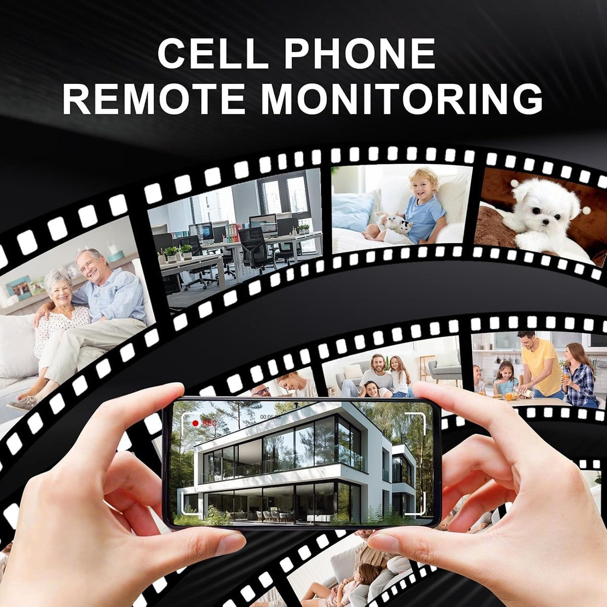 TELECAMERA IP WI-FI SMART DOME INTERNO SORVEGLIANZA NOTTURNA AUDIO APP AS-05583