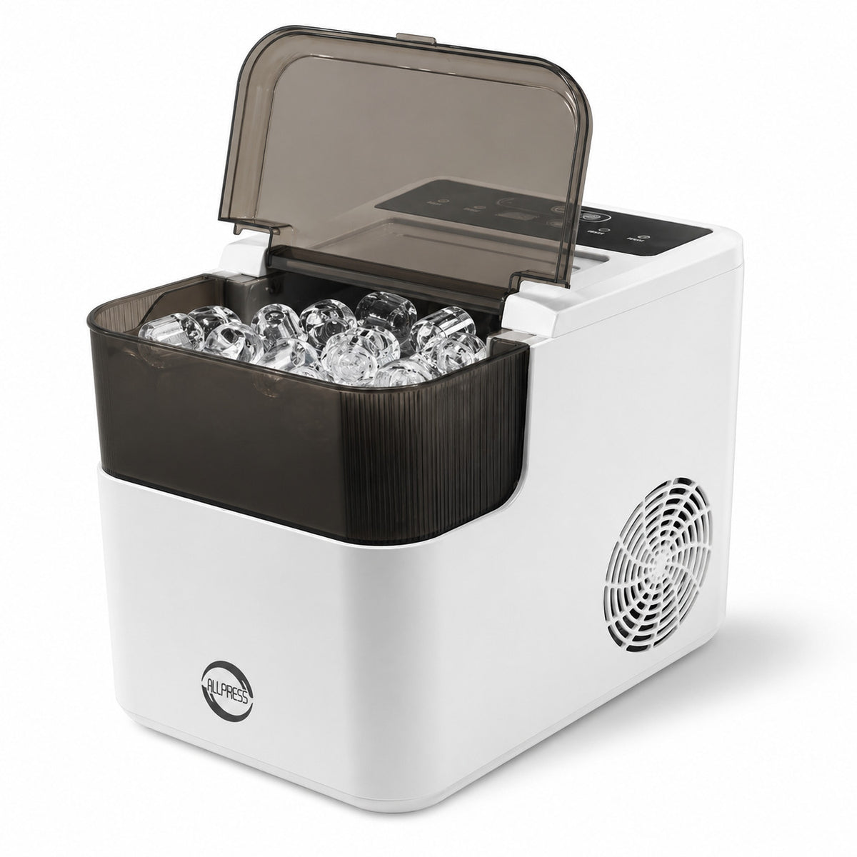 MACCHINA GHIACCIO PORTATILE 9 CUBETTI GHIACCIATRICE AUTOMATICA COMPATTA AS-07091