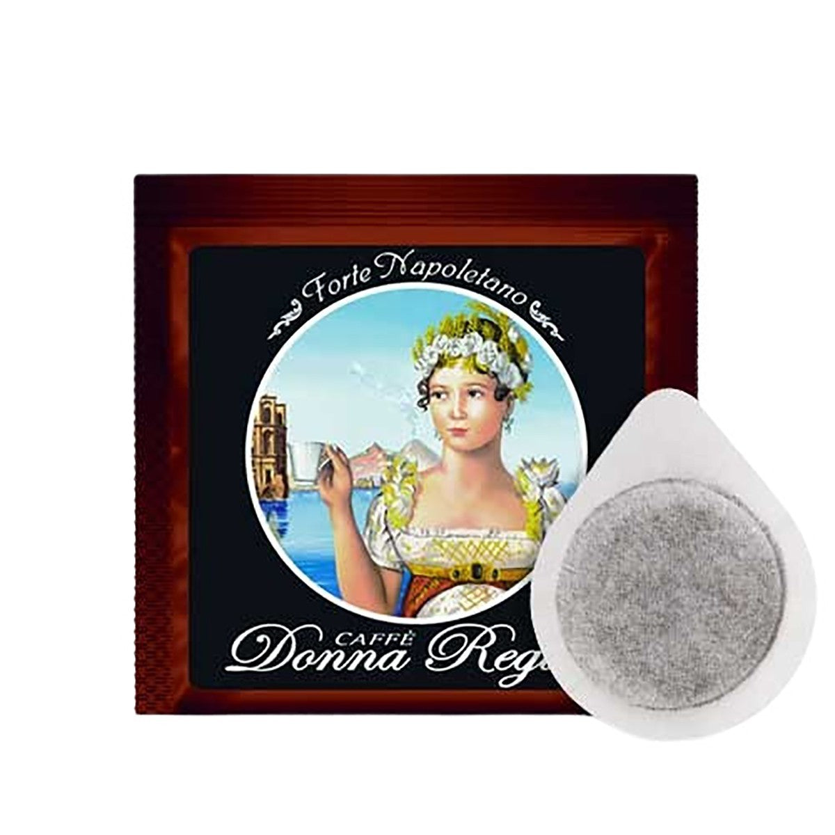 50 CIALDE ESE 44MM CAFFÈ DONNA REGINA FORTE NAPOLETANO + 5 CIALDE OMAGGIO