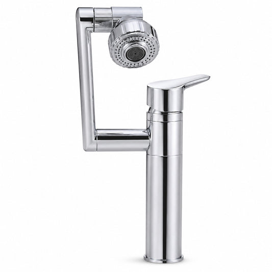 ROBINET MITIGEUR SALLE DE BAIN CUISINE CHROMÉ MONOCOMMANDE 360 DEGRÉS FLEXIBLES 1802