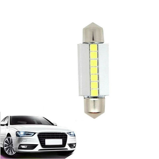 AMPOULE 7 LED SMD 3030 SV8.5 VOITURE 6000K CANBUS 2.4W 12V CA-02735