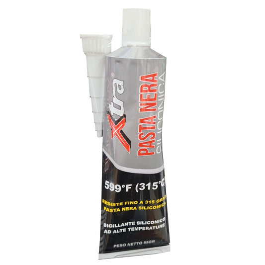 PASTA NERA SILICONICA GUARNIZIONI MOTORI AUTO MOTO SILICONE MASTICE RICAMBI
