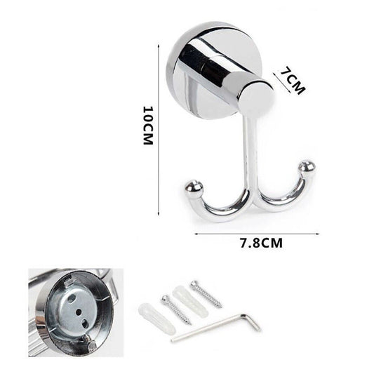 GANCIO APPENDIABITI BAGNO MURO GANCI ASCIUGAMANI CASA CROMATO DA PARETE DGO-007