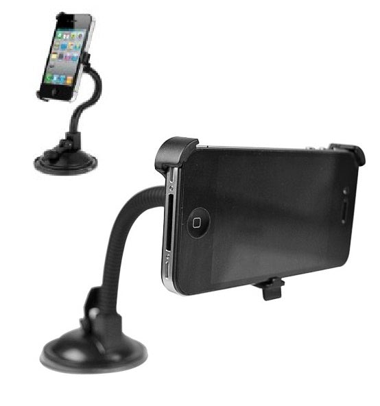 SUPPORT VOITURE IPHONE 4 ET 4S smartphone ARTICULÉ ROTATIF 360° VENTOUSE
