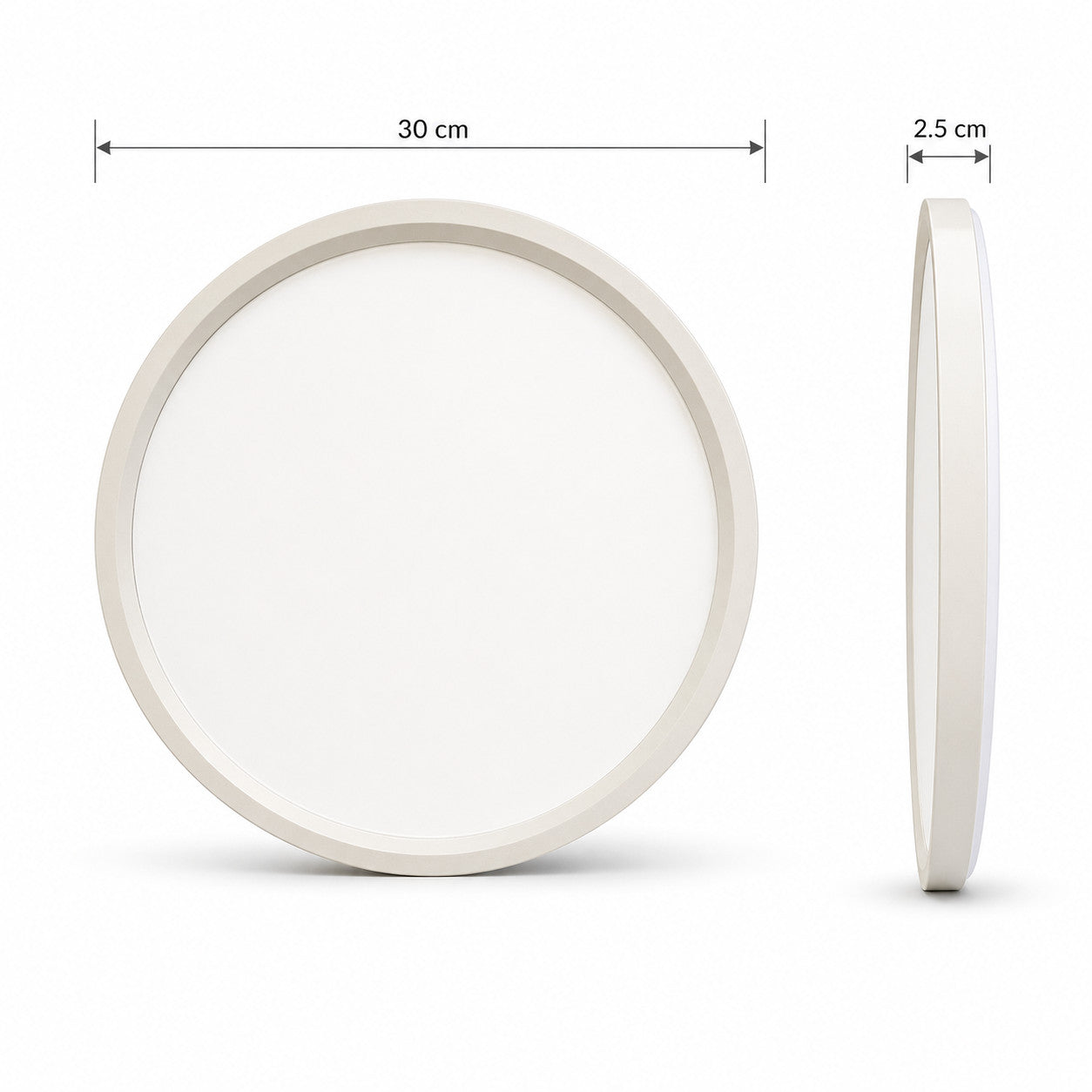 PLAFONIERA LED 24W TONDA Ø30CM 3CCT LUCE 3000K 4000K 6500K SOFFITTO BTL-1001