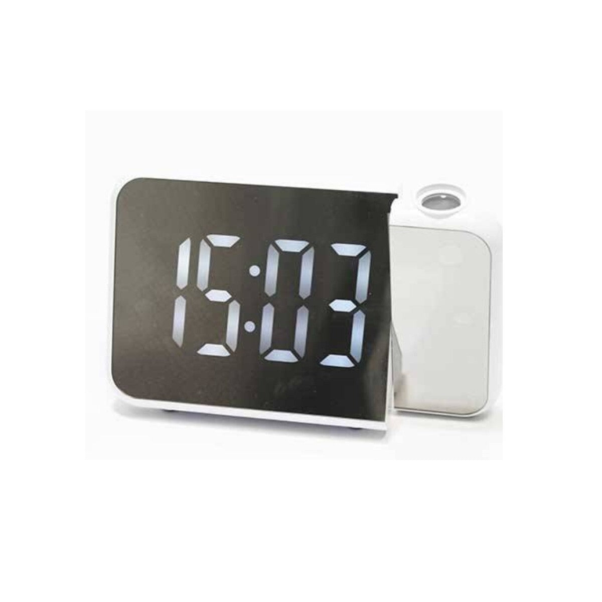 OROLOGIO SVEGLIA DIGITALE PROIETTORE ORARIO DISPLAY LED SPECCHIO ALLARME DS8590L