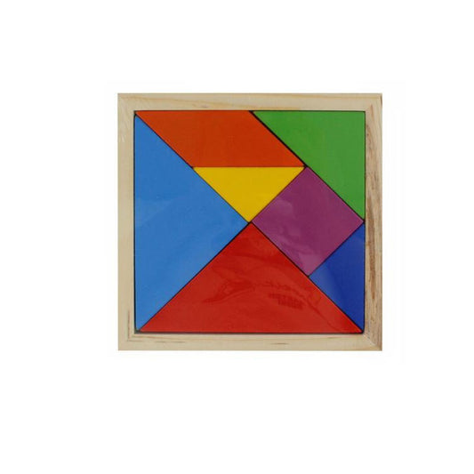 JEU ÉDUCATIF BOIS PUZZLE COLORÉ ENFANTS FORMES GÉOMÉTRIQUES MONTESSORI 52302