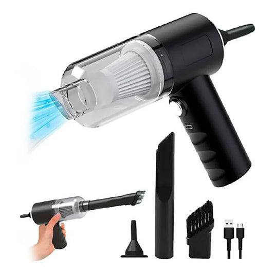 ASPIRATEUR 3 EN 1 SANS FIL RECHARGEABLE VOITURE MAISON BUREAU ASPIRE SOUFFLE USB