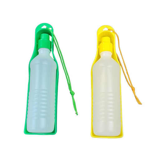 GOURDE PORTABLE POUR ANIMAUX ABREUVOIR BOUTEILLE 500ML POUR CHIENS DE VOYAGE