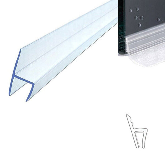 JOINT CABINE DE DOUCHE PROFIL H SILICONE TRANSPARENT DE REMPLACEMENT 6MM 2M 74226