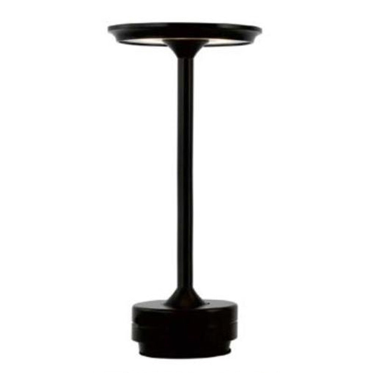 LAMPE DE TABLE TACTILE LED MODERNE RECHARGEABLE BAR HÔTEL RESTAURANT NOIR ML-G04