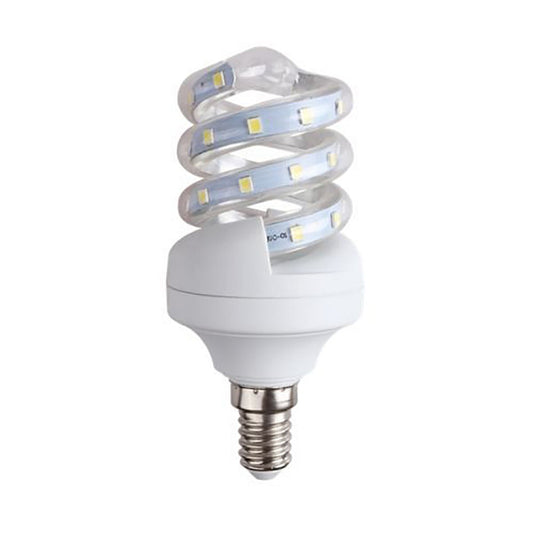 AMPOULE LED SMD 2835 3W E14 SPIRALE BASSE CONSOMMATION LUMIÈRE FROIDE