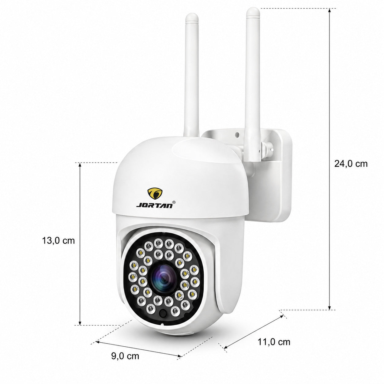 TELECAMERA WIFI ESTERNA FULL HD IP66 VISIONE NOTTURNA CONTROLLO REMOTO JT-8161