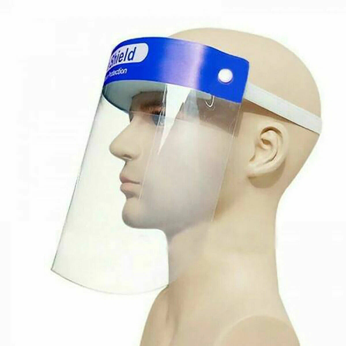 SET 4 VISIERE PROTETTIVA TRASPARENTE VISIERA VISO PROTEZIONE PARASCHIZZI TESTA