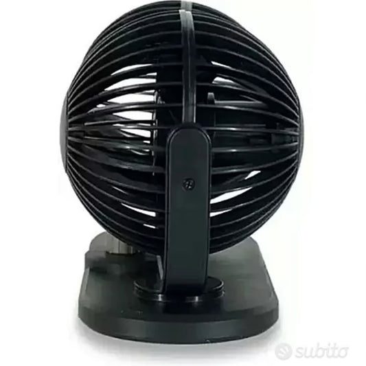 DOPPIO VENTILATORE PER AUTO 12V PORTATILE DA VIAGGIO REGOLABILE ARIA FRESCA