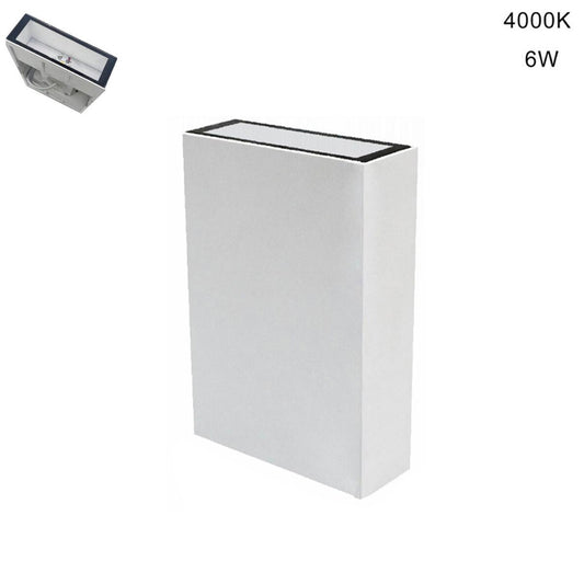 APPLIQUE MURALE LED 6W LAMPE MURALE MODERNE DOUBLE ÉCLAIRAGE BLANC NATUREL 4000K 21344