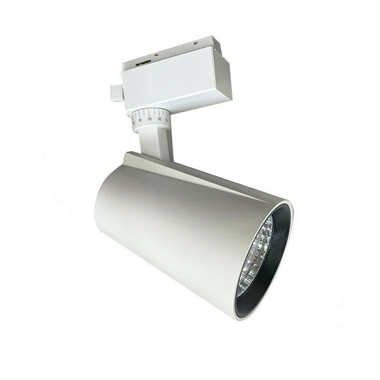 SPOT SUR RAIL ORIENTABLE 15W LUMIÈRE CHAUDE PROJECTEUR LED COB ROTATIF DE PLAFOND