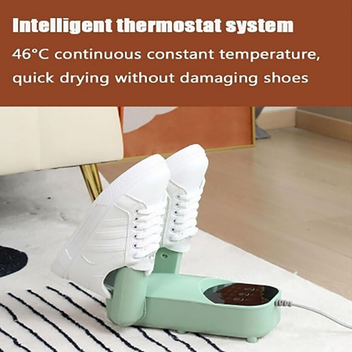 ASCIUGATORE ESSICCATORE SCARPE PIEGHEVOLE UV DEODORANTE DISPLAY STIVALI SPORT