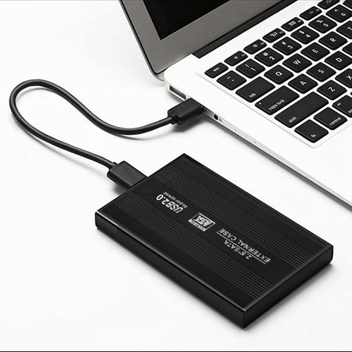 CASE BOX ESTERNO PER HARDISK HARD DISK ALLUMINIO HD 2.5" SATA USB 2.0 HDD LE-105
