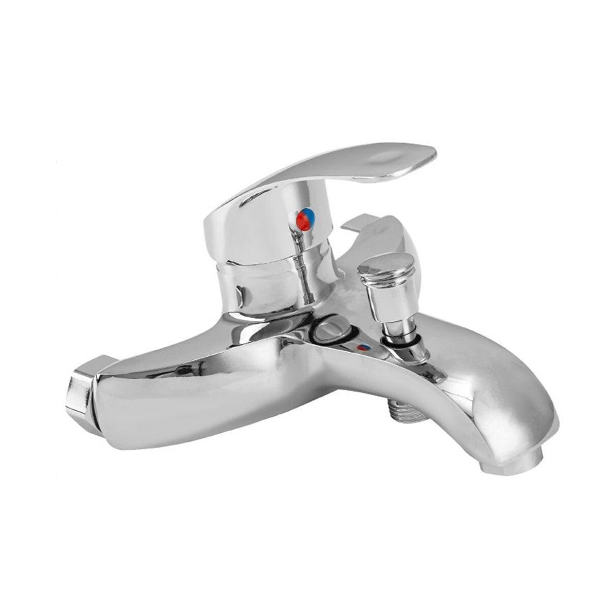 ROBINET MITIGEUR CHROMÉ MAISON SALLE DE BAIN BAIGNOIRE COMPLET AVEC KIT DE MONTAGE JH-8062