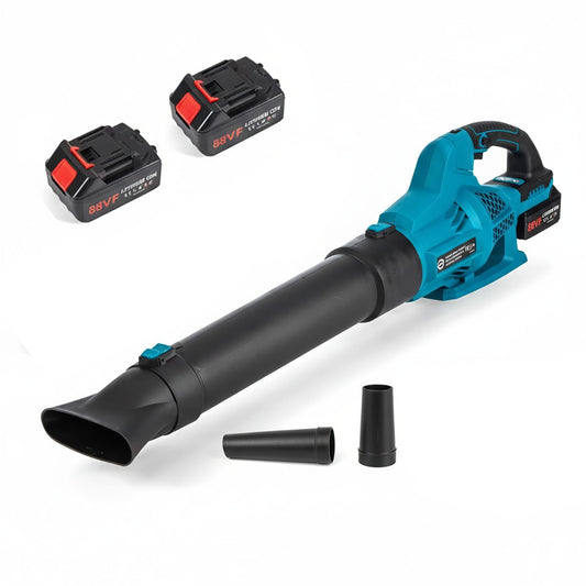 SOUFFLEUR ÉLECTRIQUE PORTABLE SUR BATTERIE 88VF 2 BATTERIES FEUILLES JARDIN 08633