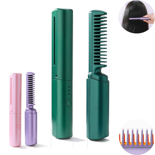 PEIGNE CHAUFFANT PORTABLE LISSEUR RECHARGEABLE HOMME FEMME