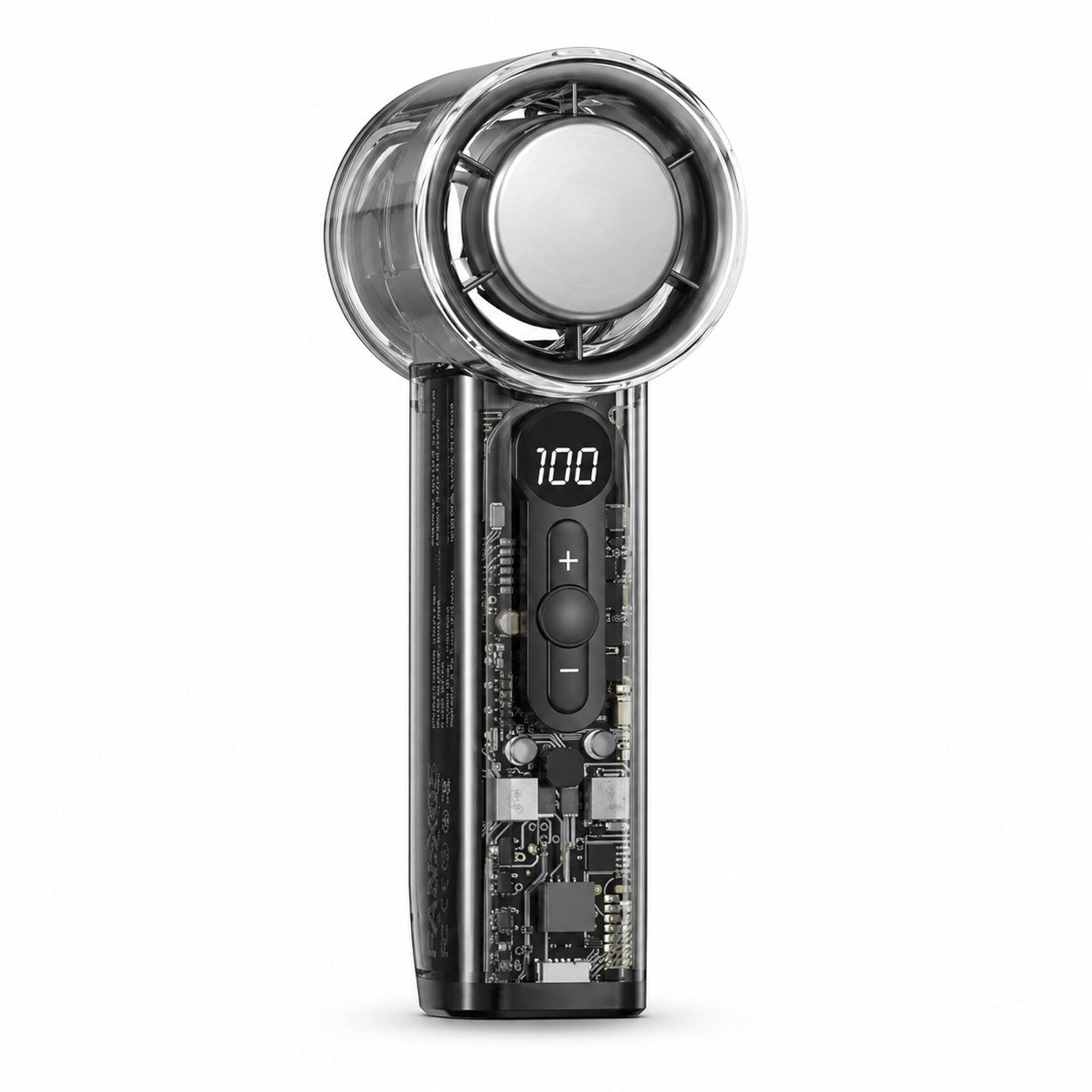 VENTILATEUR PORTABLE RECHARGEABLE VITESSE MINI USB AFFICHAGE NUMÉRIQUE AS-07121