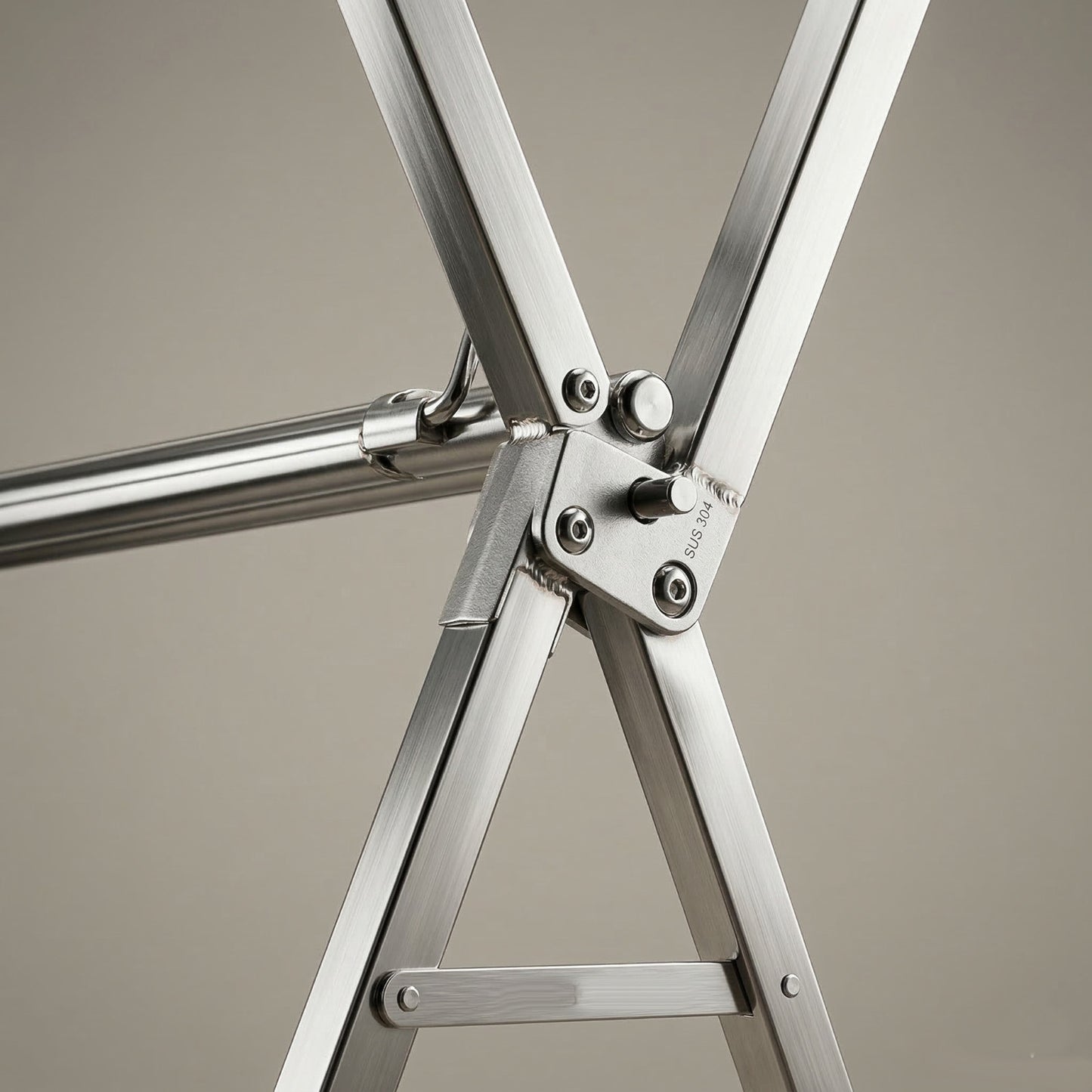STENDIBIANCHERIA ALLUNGABILE 120-200CM PIEGHEVOLE ACCIAIO BALCONE ESTERNO 69729