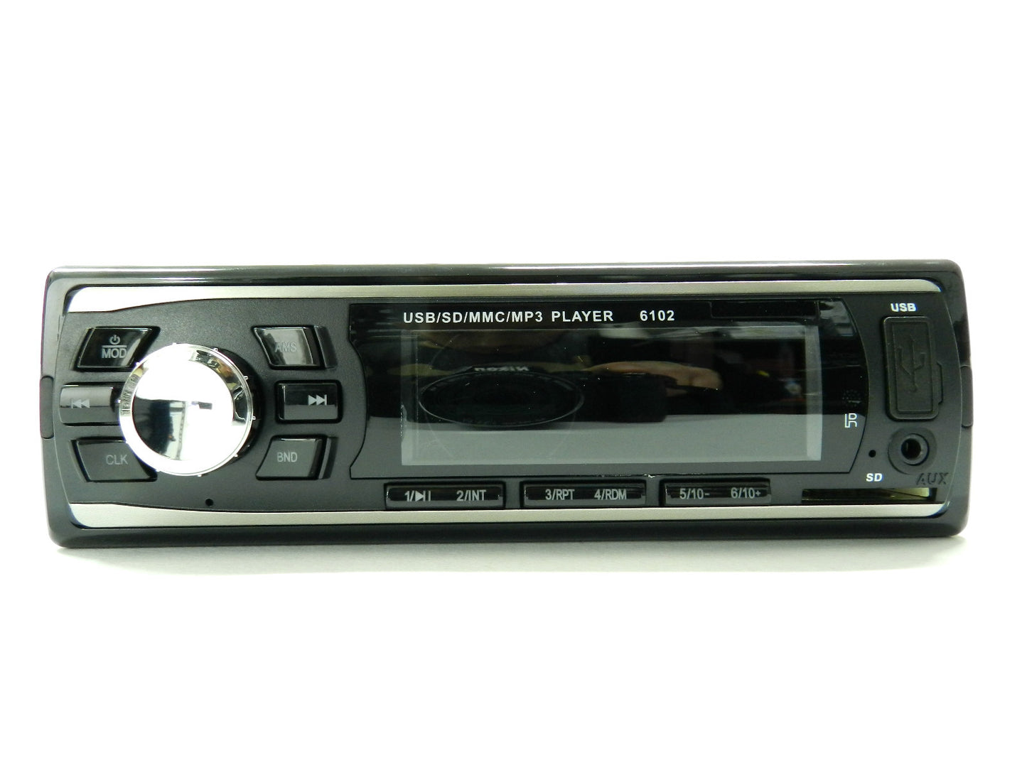 AUTORADIO STÉRÉO VOITURE LCD RADIO TÉLÉCOMMANDE LECTEUR SD CARD MMC USB AUX MP3 K6102