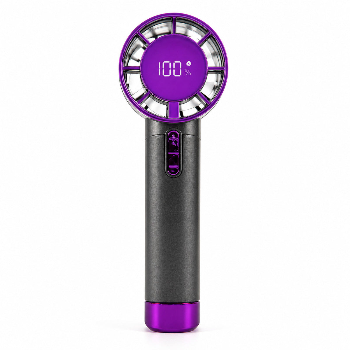 VENTILATORE PORTATILE RICARICABILE ARIA DISPLAY DIGITALE USB MINI FAN AS-06637