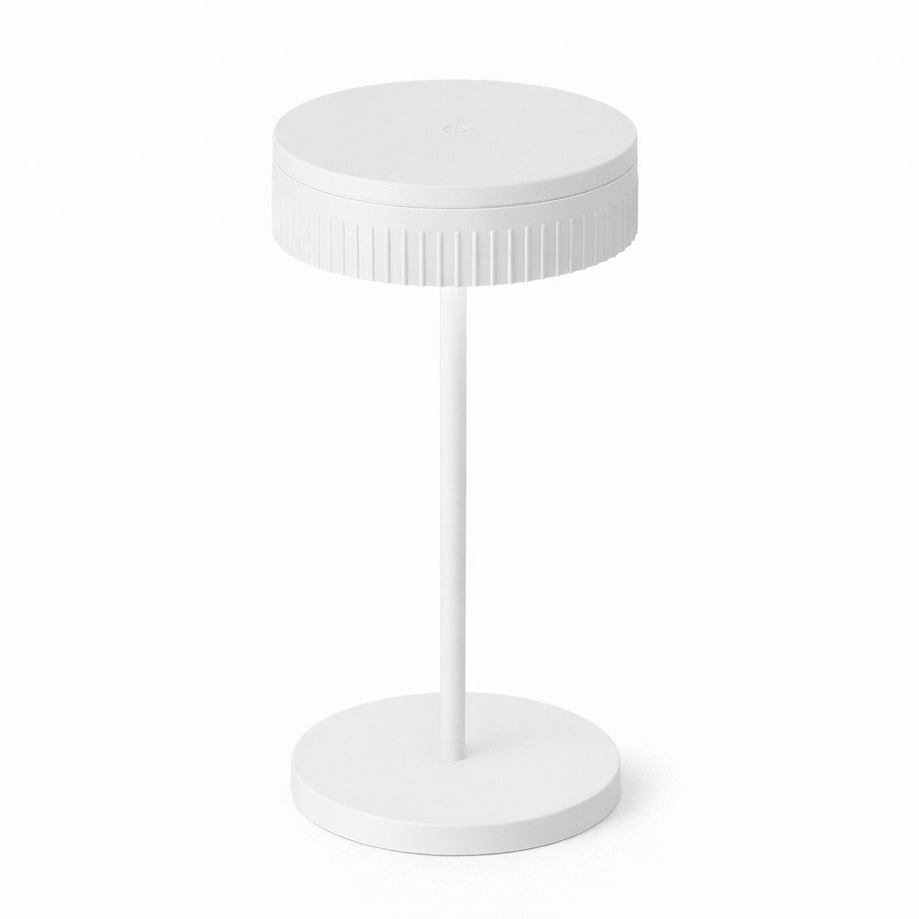 LAMPADA TAVOLO LED RICARICABILE TOUCH USB 2000MAH DESIGN MODERNO BIANCA LPT146