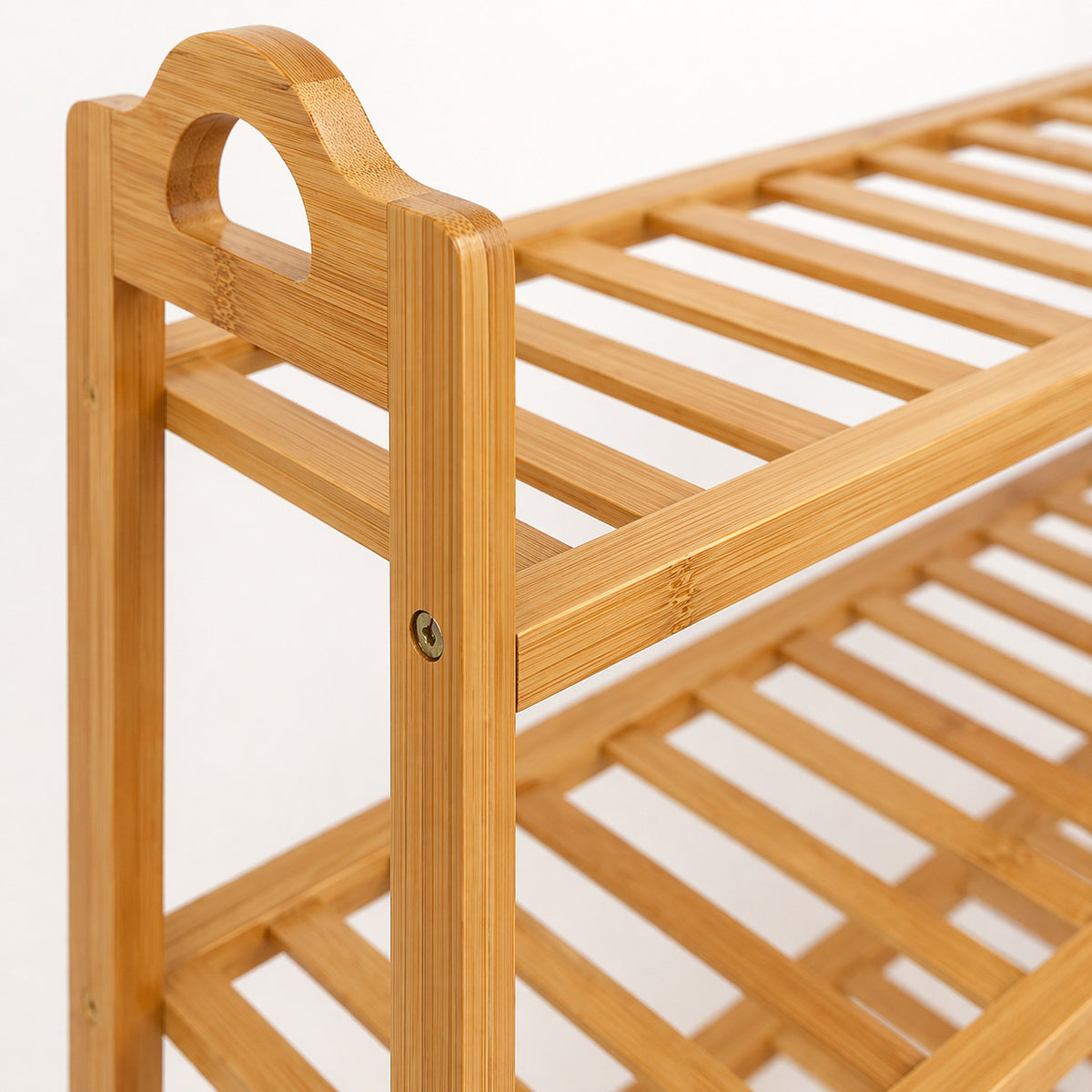 SCARPIERA IN LEGNO 5 RIPIANI PORTASCARPE SALVASPAZIO 68X24X90 CM 69414