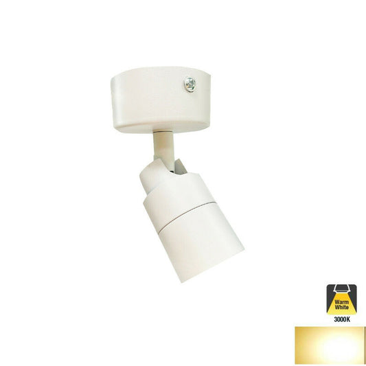 SPOT LED PLAFONNIER ORIENTABLE 5W BLANC CHAUD MODERNE APPLIQUE